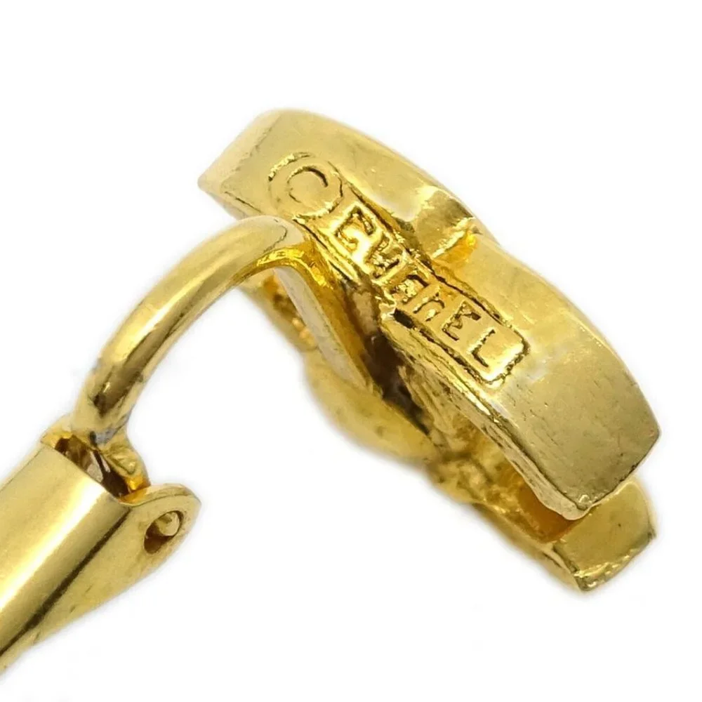 Chanel Mini CC Earrings Clip-On Gold
